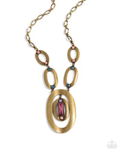 Load image into Gallery viewer, Paparazzi Jewerly Necklace Oval the Top