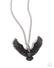 Load image into Gallery viewer, Paparazzi Jewelry Necklace Edgy Eagle - Silver