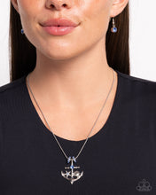 Load image into Gallery viewer, Paparazzi Jewelry Necklace Anchored Accent - Blue
