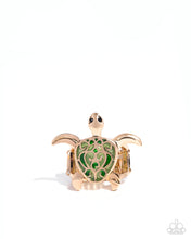 Load image into Gallery viewer, Paparazzi Jewelry Ring Tailored Turtle - Gold