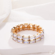 Load image into Gallery viewer, Paparazzi Jewelry Bracelet Symmetrical Statement - Yellow