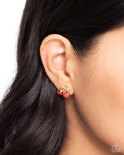 Load image into Gallery viewer, Paparazzi Jewelry Earrings Cherry Candidate - Gold