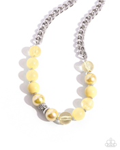 Load image into Gallery viewer, Paparazzi Jewelry Necklace Opulent Opacities - Yellow