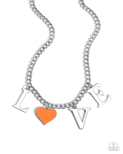 Load image into Gallery viewer, Paparazzi Jewelry Necklace Lovely Lineup - Orange