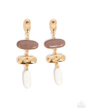 Load image into Gallery viewer, Paparazzi Jewelry Earrings Secretive Shimmer - Brown