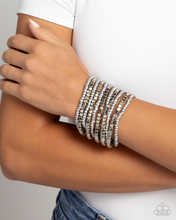 Load image into Gallery viewer, Paparazzi Jewelry Bracelet Spirited Stack - Silver