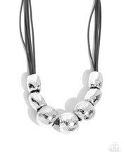 Load image into Gallery viewer, Paparazzi Jewelry Necklace Powerhouse Push - Silver