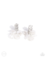 Load image into Gallery viewer, Paparazzi Jewelry Earrings Stacked Sprigs - White