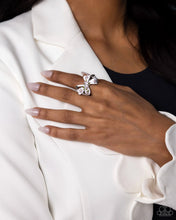 Load image into Gallery viewer, Paparazzi Jewelry Ring BOW Caution to the Wind - Pink