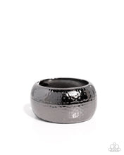 Load image into Gallery viewer, Paparazzi Jewelry Bracelet Hammered Hassle - Black