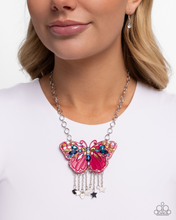 Load image into Gallery viewer, Paparazzi Jewelry Necklace Mayoral Monarch - Pink