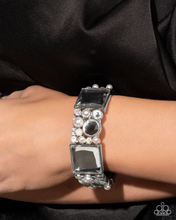 Load image into Gallery viewer, Paparazzi Jewelry Bracelet Glam to the Max - White