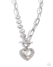 Load image into Gallery viewer, Paparazzi Jewelry Necklace Soft-Hearted Style - White