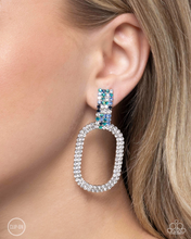 Load image into Gallery viewer, Paparazzi Jewelry Earrings Guarded Glitz - Blue