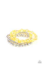 Load image into Gallery viewer, Paparazzi Jewelry Bracelet Delightfully Disco - Yellow
