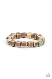 Paparazzi Jewelry Bracelet Glaze Craze - Purple