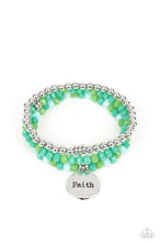 Load image into Gallery viewer, Paparazzi Jewelry Bracelet Fashionable Faith - Green