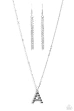 Load image into Gallery viewer, Paparazzi Jewelry Necklace Leave Your Initials - Silver - A