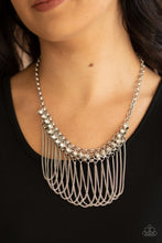 Load image into Gallery viewer, Paparazzi Jewelry Necklace Flaunt Your Fringe - White