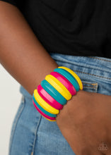 Load image into Gallery viewer, Paparazzi Jewelry Wooden Colorfully Congo - Multi