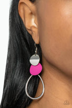 Load image into Gallery viewer, Paparazzi Jewelry Earrings Retro Reception - Pink