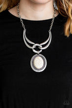 Load image into Gallery viewer, Paparazzi Jewelry Necklace Divide and RULER - White