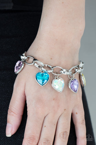 Paparazzi Jewelry Bracelet Candy Heart Charmer - Multi