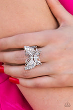 Load image into Gallery viewer, Paparazzi Jewelry Life of the Party Fearless Flutter - White 0622