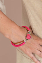 Load image into Gallery viewer, Paparazzi Jewelry Necklace Country Sweetheart/ Charmingly Country Bracelet Pink