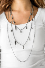 Load image into Gallery viewer, Paparazzi Exclusive Necklace Bravo Bravado - Black