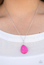 Load image into Gallery viewer, Paparazzi Jewelry Necklace Stone Solo - Pink