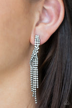 Load image into Gallery viewer, Paparazzi Exclusive Earrings Cosmic Candescence - Black