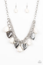 Load image into Gallery viewer, Paparazzi Jewelry Necklace Change Of Heart - White
