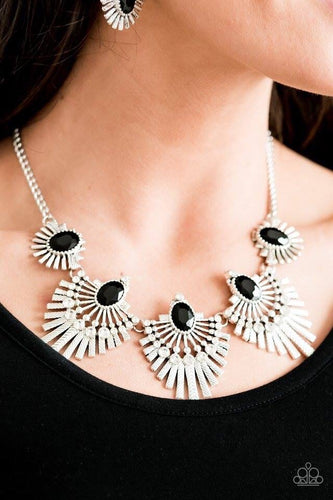 Paparazzi Jewelry Necklace Miss YOU-niverse - Black