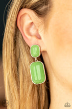 Load image into Gallery viewer, Paparazzi Jewelry Earrings Meet Me At The Plaza - Green