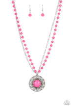 Load image into Gallery viewer, Paparazzi Jewelry Necklace Sahara Suburb - Pink