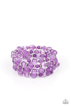 Load image into Gallery viewer, Paparazzi Jewelry Bracelet Girly Girl Glimmer - Purple