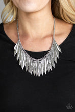 Load image into Gallery viewer, Paparazzi Jewelry Necklace The Thrill-Seeker - Silver