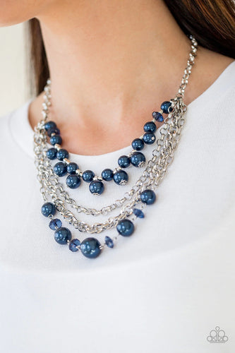 Paparazzi Jewelry Necklace Rockin Rockette - Blue