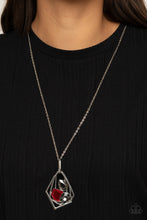 Load image into Gallery viewer, Paparazzi Jewelry Necklace All Systems GLOW - Red