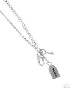 Paparazzi Jewelry Necklace Dreamy Direction - Silver