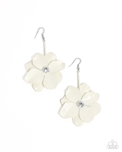 Load image into Gallery viewer, Paparazzi Jewelry Earrings Generous Glisten - White