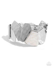 Load image into Gallery viewer, Paparazzi Jewelry Bracelet Mismatched Marvel - White