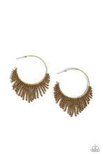 Load image into Gallery viewer, Paparazzi Jewelry Earrings Tailored Tassel - Brass