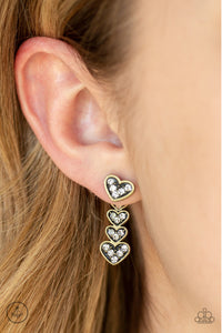 Paparazzi Jewelry Earrings Heartthrob Twinkle