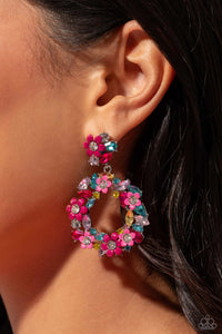 Paparazzi Jewelry Earrings Wreathed in Wildflowers