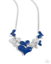Load image into Gallery viewer, Paparazzi Jewelry Necklace Room in My Heart for More - Blue
