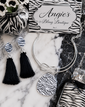 Load image into Gallery viewer, Paparazzi Jewelry Necklace Running Wild/Earrings Iconic Zebra