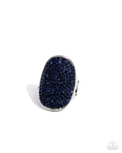 Load image into Gallery viewer, Paparazzi Jewelry Ring Exaggerated Elitist - Blue