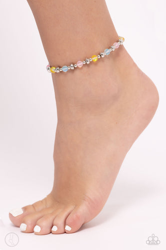 Paparazzi Jewelry Bracelet Anklet DEW or Die - Multi